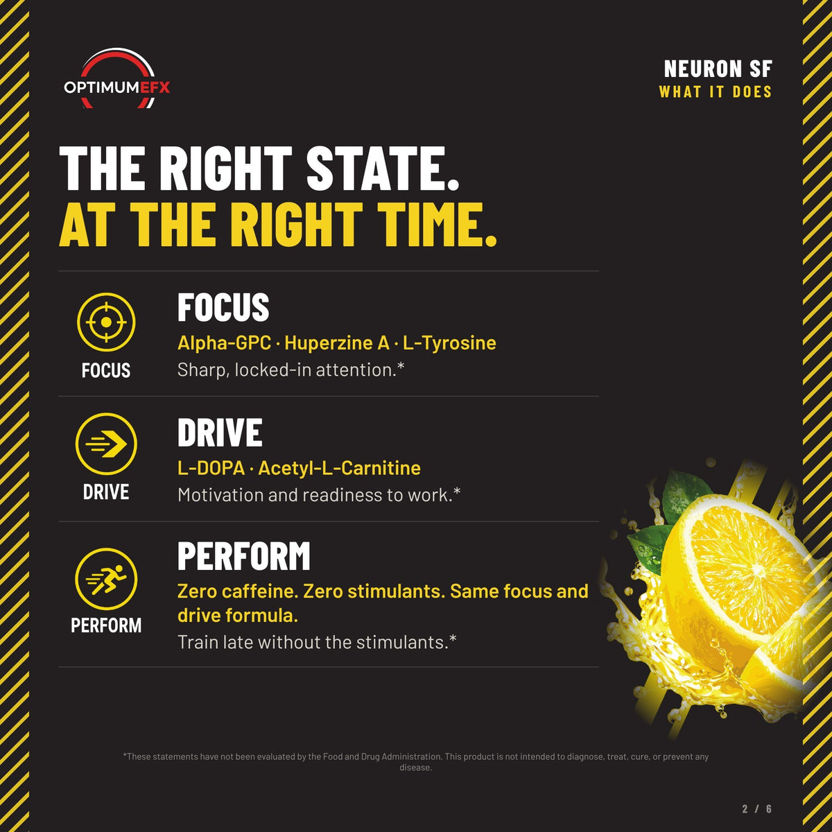 [Stim-Free] NeurON Stim-Free focus, drive and perform ingredients